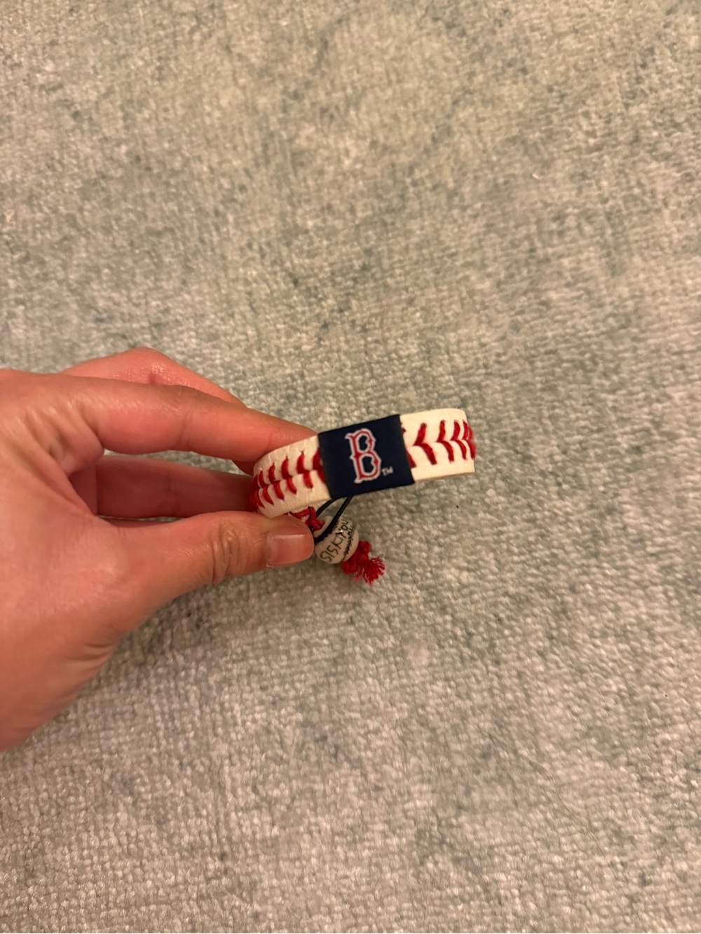 Boston Red Sox Baseball Bracelet